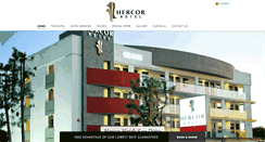 Desktop Screenshot of hercorhotels.com